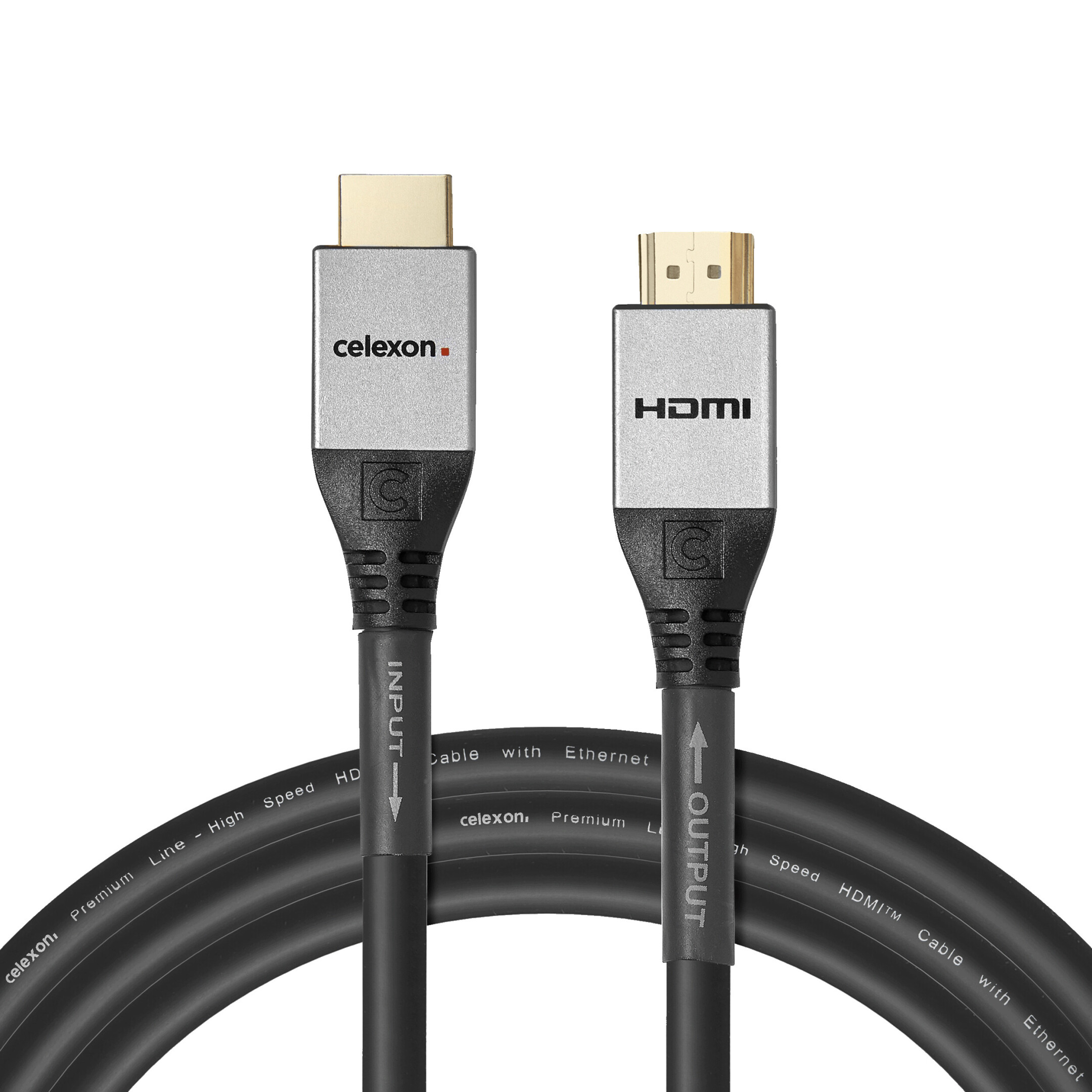 Celexon uhd optical fibre hdmi 2.1 8k active cable 10m, black