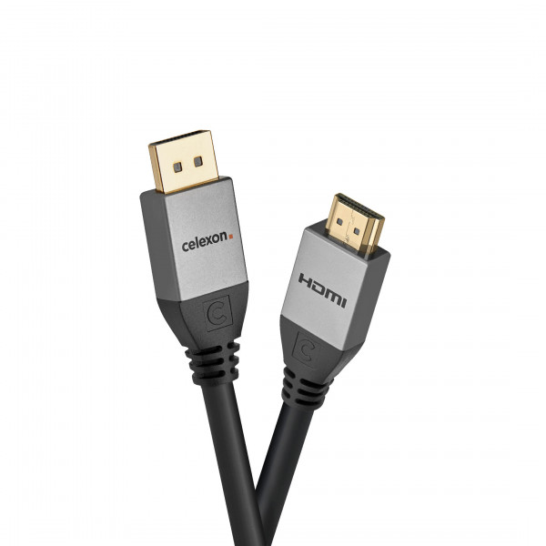 celexon DisplayPort to HDMI cable 4K 1.0m - Professional Line