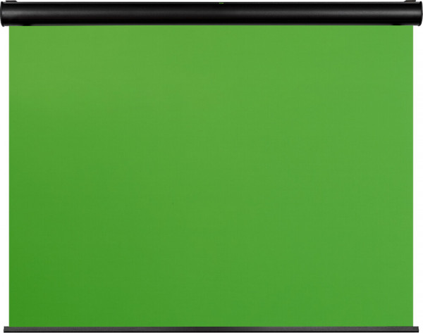 celexon Electric Chroma Key Green Screen 300 x 225 cm - ideal large background for high-quality video content, online training or webcam meetings